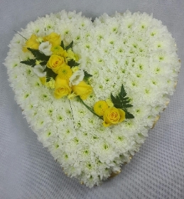 Yellow Rose Heart