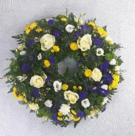 Lilac and Lemon Wreath