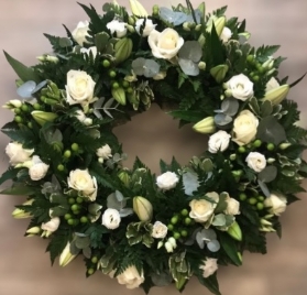 Elegant White Wreath